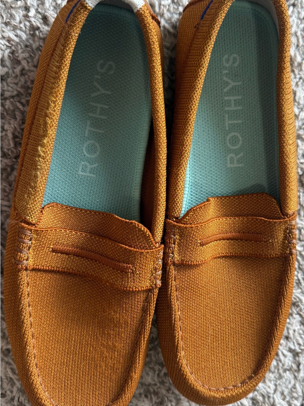 Rothy's The Driver Loafer In Cognac - Picture 2 of 7